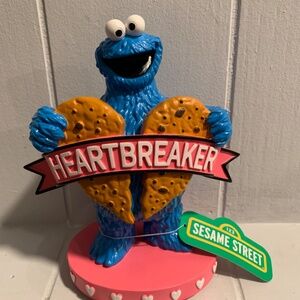 Cookie Monster Valentines Figurine